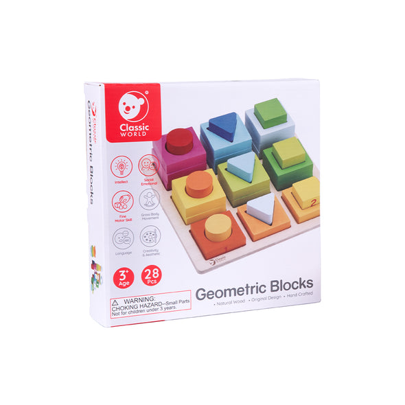 Bloques Geométricos - Geometric Blocks -  Classic World